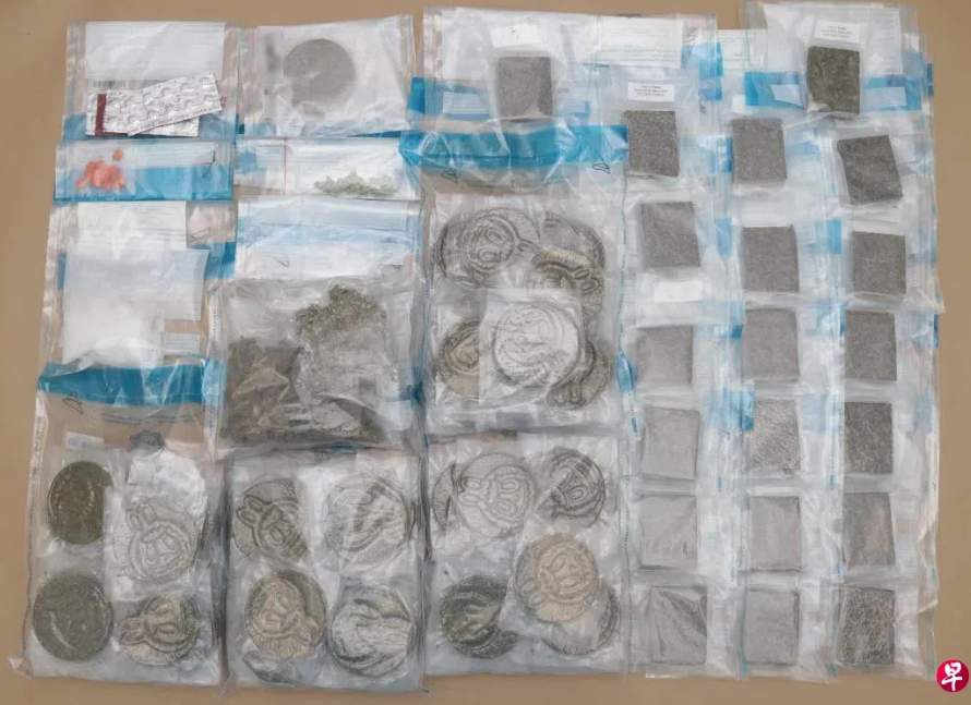 CNB's law enforcement operation in January 2026, seizing more than 4 kilograms of marijuana